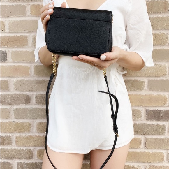 Gaby’sBags👜💕-NWT Michael Kors Crossbody Black - Picture 5 of 5